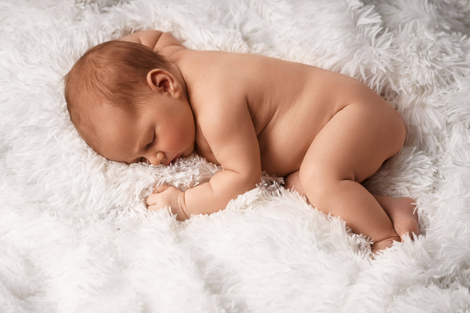 Фотосесия Младенца грудного ребёнка в студии фотограф новорожденного Тверь Москва