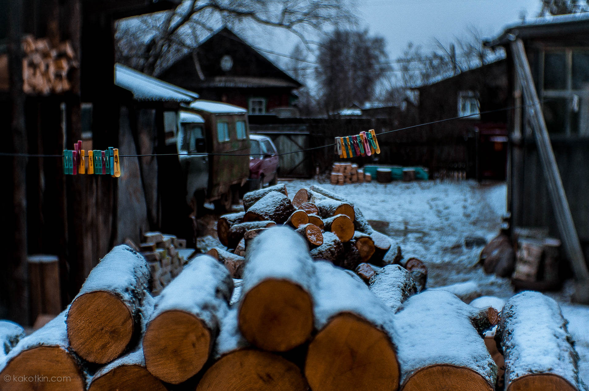 Новый год и Рождество в деревне, Максатиха Тверская область. Фотограф Роман Какоткин.