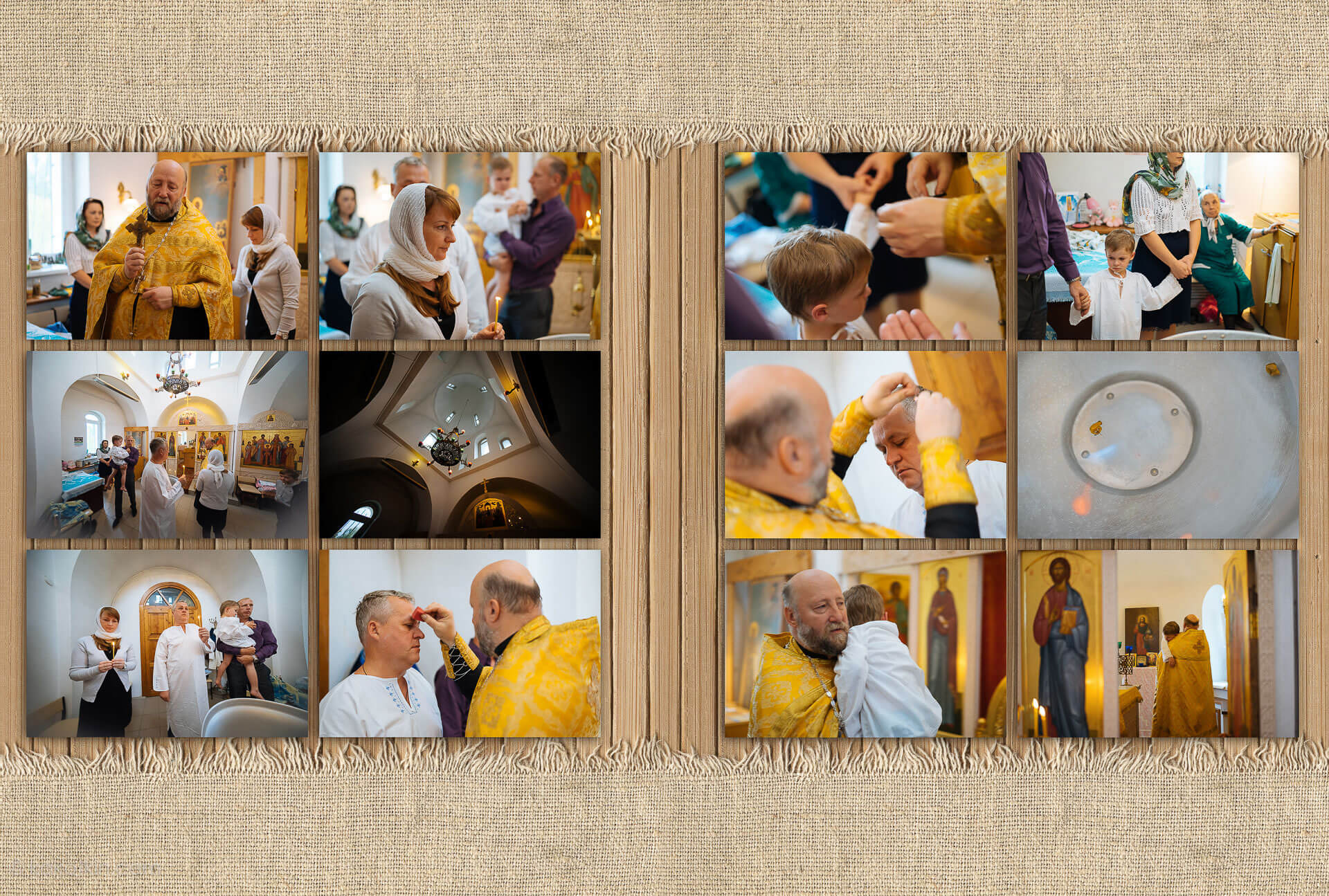 Фотосъемка обряда крещения в Краснодаре. Фотограф на крещение Краснодар. Тверь, Москва.