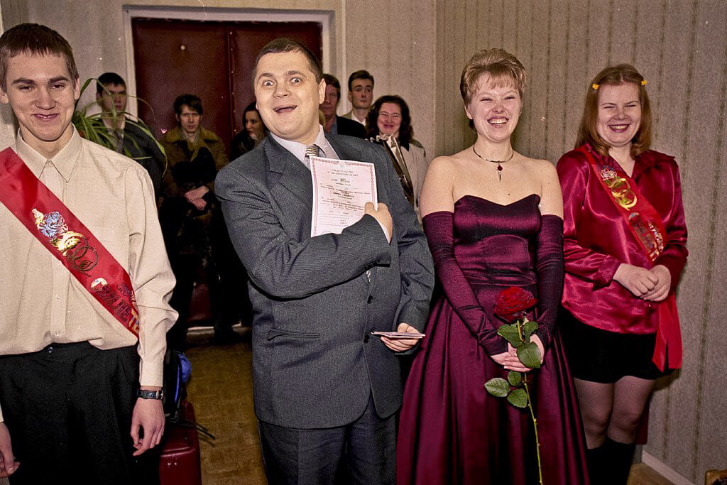 Первая свадебная фотосъёмка фотограф Роман Какоткин около 2000 года