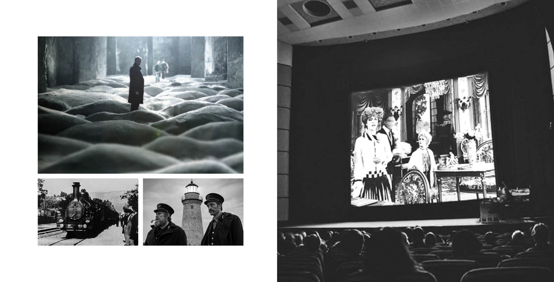 Кинозал артхаус и фестивальное кино, лекции по истории кинематографа