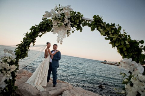 Свадьба. Море. Цветы
